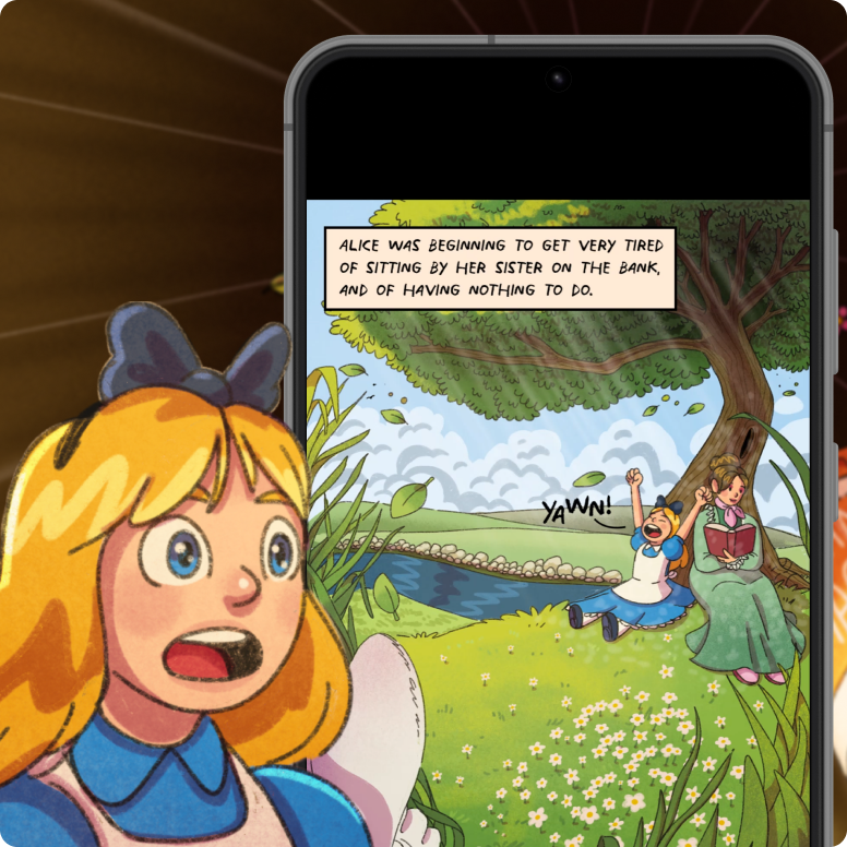 Scroll through full chapters once they're live